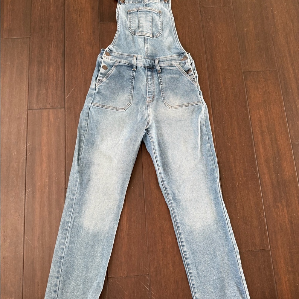 YMI Classic Blue Denim Overalls